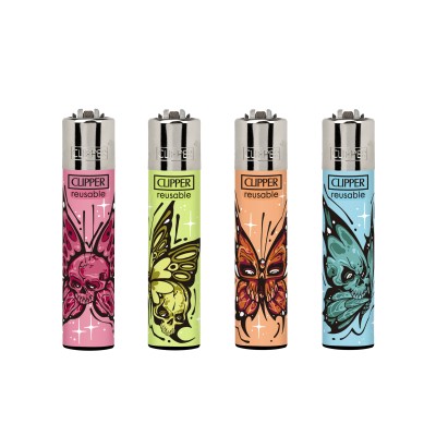 Mecheros Clipper Diabolical Butterflies bandeja 48